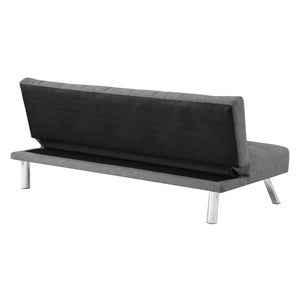 OSP Home Furnishings Sawyer Futon Grey