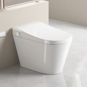 English Elm Unique Smart Bidet Toilet with Auto Open Seat Warm Dryer and Hands Free Flush W3133P414562