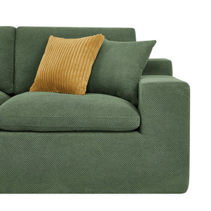 English Elm Cloud Sectional Sofa High Density Foam Deep Seat Upholstered Modern Living Room W5568S00005