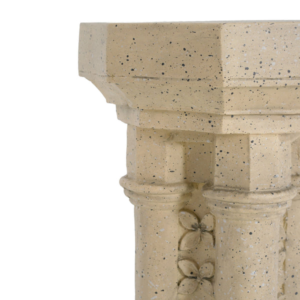 English Elm Christopher Knight Home® - Pedestal Column Plant Stand - 23.25 Inch Indoor/Outdoor Accent For Displays, No Assembly Needed! N772P261942S