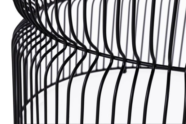 English Elm CT901 Modern Nested Table Set with Tinted Tempered Glass Tops and Sturdy Metal Frame for Living Room Black B009S01537