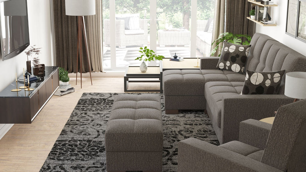 English Elm Primenest Nimbusflow Convertible Chaise Lounge With Storage – Stylish Upholstered Sleeper Sofa B030P303540-GIGA