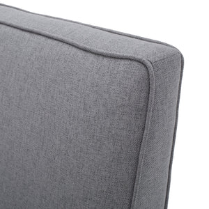 English Elm 50'' Linen Upholstered Loveseat Solid Wood Frame Modern Seating for Small Spaces N771P376540D