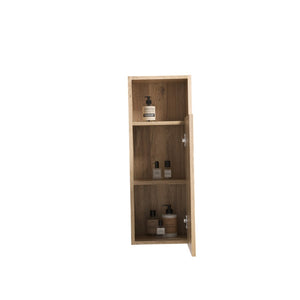 English Elm Cc1014s112310 Floating Wall Cabinet Slim Wood Grain Push Open Bathroom Storage W1865P444263