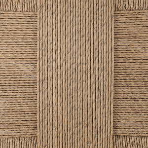 English Elm 4 Piece Outdoor Acacia Wood Wicker Bar Stools Set with Cushioned Patio Seating Cream,Light Brown,Teak N773OB00133B
