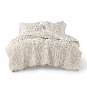 English Elm Animal Chenille Comforter Set For Full/Queen Beds - Cozy, Textured Bedding With Soft Shams Included! B035P294493