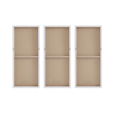 Madison Park Sandy Forest Transitional Gold Foil Abstract 3-piece Canvas Wall Art Set MP95C-0052 Taupe