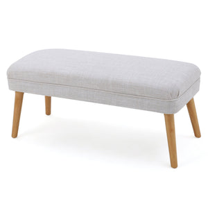 English Elm Christopher Knight Home® - OTTOMAN Beige Fabric Upholstered Storage Bench 38"L x 17"W x 8"H — Stylish Compact Footrest & Seat for Living Room Decor 59450.00