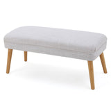 Christopher Knight Home® - Noble House - Desdemona Beige Fabric Ottoman