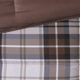 Madison Park Essentials Parkston Lodge/Cabin 3M Scotchgard Down Alternative All Season Comforter Set MPE10-950 Brown