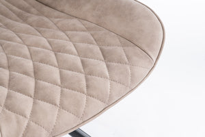 English Elm Mid-Century Modern Tufted Swivel Accent Chairs, Set Of 2 - Stylish Upholstered Dining Room Seating T3903P405988