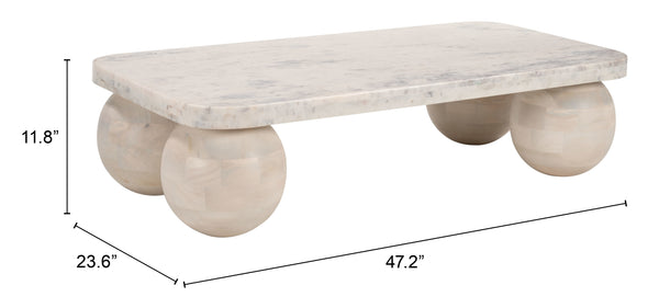 Camakat Coffee Table Natural 110240 Zuo Modern