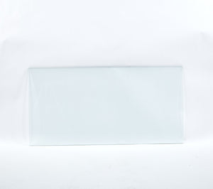 English Elm Tempered Clear Glass Table Top Rectangular Panel for Dining Desk or Console W234P285154