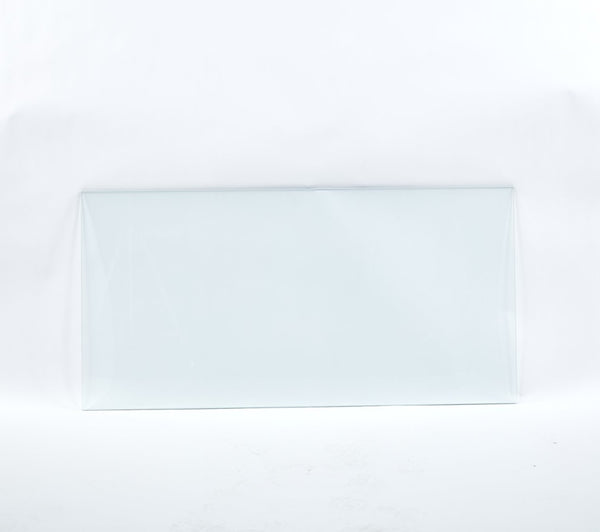 English Elm Tempered Clear Glass Table Top Rectangular Panel for Dining Desk or Console W234P285154