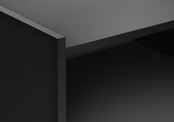 English Elm Accent Side Table Rustic Grey Laminate Compact Storage Cabinet Transitional Bedroom Black B2710P461704