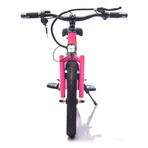 English Elm 24v Kids Electric Dirt Bike 300w Motor 16in Pneumatic Tires Adjustable Seat Ages 5 to 12 Pink W1578P335443