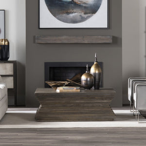 Crestview Collection Transitional Square Cocktail Table - Durable Mango Wood With Rich Brown Finish For Modern Living Spaces Brown Solid Wood Cvfnr4414