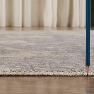 English Elm Artistic Bold Lime Low Pile Area Rug for Living Rooms Playrooms and High Traffic Spaces B186P428941