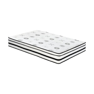 English Elm 12-inch Vela Promo Hybrid Queen Mattress with Breathable Quilted Cover, Green Tea Freshness, Plush Support White 16.5 L x 16.5 W x 58 H B011P213353