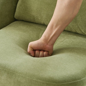 English Elm 360° Swivel Chair - Stylish Upholstered Barrel Armchair With Ergonomic Design For Home & Office Use N719P272681F