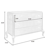 Pulaski Furniture Three Drawer Eglomise Accent Chest P301016-PULASKI P301016-PULASKI