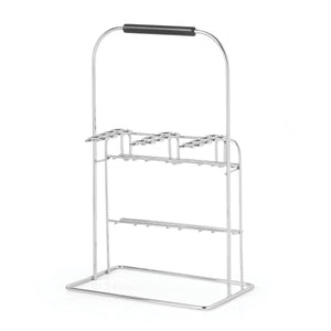 Lenox Cambridge Temptation Black Charcoal 16-Piece Flatware With Rack NO COLOR METAL 247616MD4