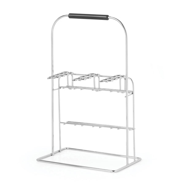 Lenox Cambridge Temptation Black Charcoal 16-Piece Flatware With Rack NO COLOR METAL 247616MD4