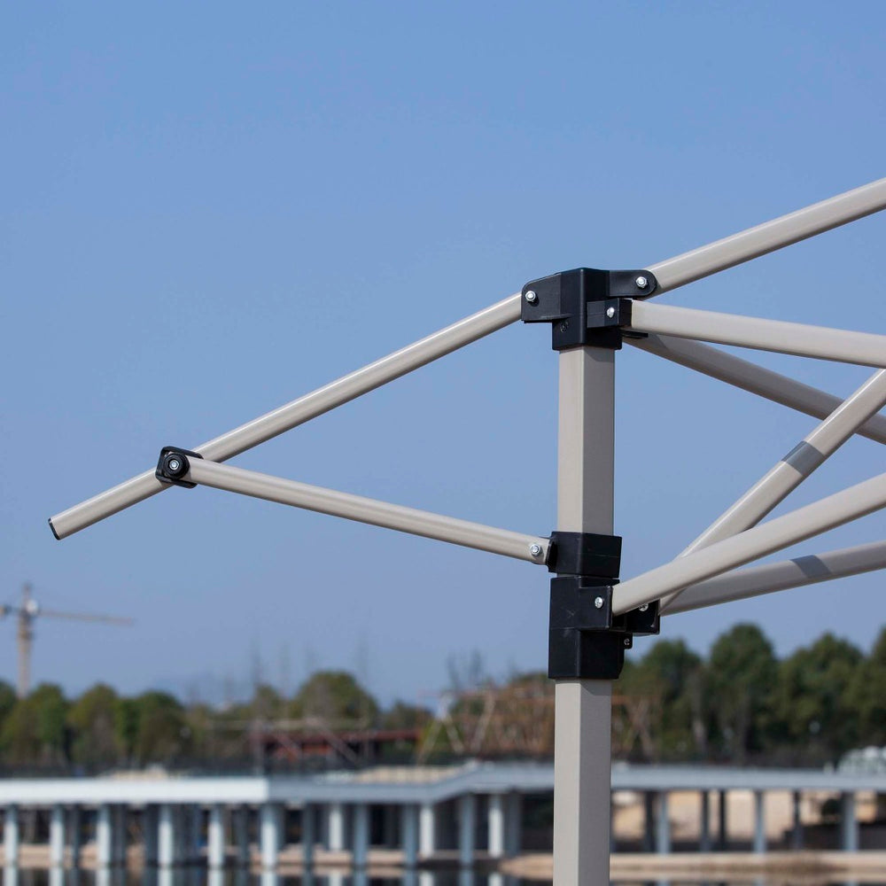 English Elm Outsunny 12' X 12' Pop Up Canopy Tent With Mesh Walls – Adjustable Height & Portable Carry Bag For Events W2225P174262-GIGA