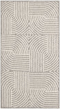 Nourison Textured Home TXH02 Machine Made Power-loomed Borderless Design Indoor Only Modern Scandinavian Rug Grey Ivory, Grey Ivory 100% Polyester 841491141564