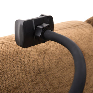 English Elm Modern Sectional Sofa: Versatile Modular Couch With Ottoman, Usb Ports & Phone Holder For Living Room N719S002050D