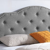 Christopher Knight Home® - Noble House - Cordeaux Contemporary Upholstered King/Cal King Headboard