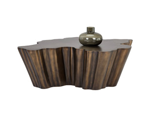 Sunpan Lynx Coffee Table - Bold Organic Design with Unique Shape, Perfect for Modern Living Spaces Antique Bronze