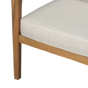 English Elm Christopher Knight Home® - Westin Elegant Acacia Wood Club Chair Set Of 2 With Removable Cushions For Stylish Outdoor Comfort N775P239512N