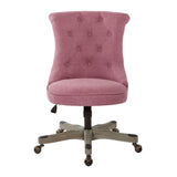 OSP Home Furnishings Hannah Tufted Office Chair Orchid