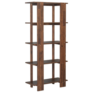 English Elm Christopher Knight Home® - 4-Tier Acacia Wood Bookcase with Anti-Tip Kit, Heavy-Duty Open Shelves Holds 120 lbs Each, Sleek Storage Solution Walnut N758P294084W