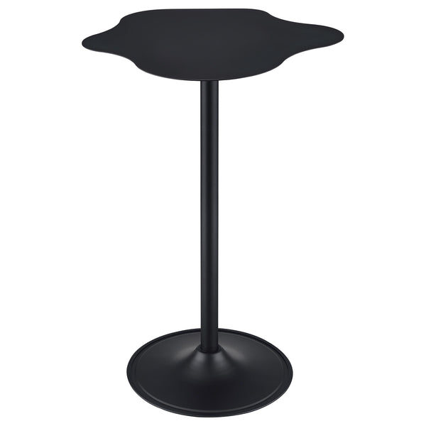 English Elm Fresno Matte Black Metal Cloud Sculptural Bar Table for Home Lounge Cocktail Space B062S01574