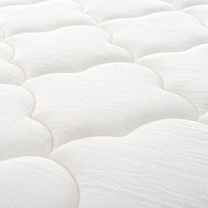 English Elm Queen Hybrid Mattress 12 Inch Pocket Coil Memory Foam Medium Firm Bamboo Cover W3384P325067