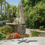 Christopher Knight Home® Noble House Stanley Banana Canopy Umbrella