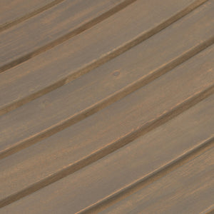 English Elm Christopher Knight Home® - CARIBBEAN Acacia Wood 30" Outdoor Barstool Set of 2 — Weather-Resistant Saddle Seats, Slat Design Grey 61426.00GRY