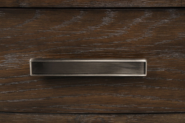 English Elm Antique Solid Wood Seven-Drawer Dresser with Cedar-Lined Bottom Drawers and Side-Mount Guides Antique brown 68.75 L x 21.75 W x 41.5 H B2699P208264