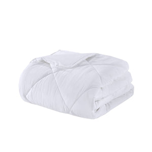 English Elm Oversized Cooling Down Alternative Comforter - Silky Nylon Jersey, Noiseless Diamond Quilt, Oeko-Tex White 22.83 L x 20.87 W x 6.89 H B035P268146