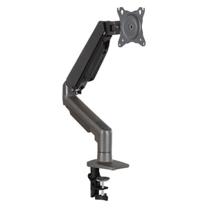 OSP Home Furnishings Single Monitor Arm with Gas Spring Mechanism for Ergonomic Desk Setup and Cable Management SPX3020SMA