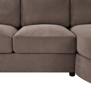 English Elm Swivel Barrel Accent Chair Chenille Tufted Round Club Seat for Living Room Lounge N719S002170D