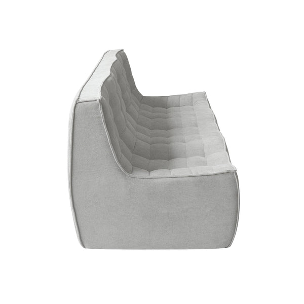 English Elm Caterpillar Modern Low-Profile 3-Seater Sofa With Waffle Design - Versatile, Stylish & Durable B341P321114