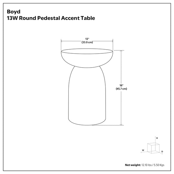 English Elm Boyd Solid Mango Wood Accent Table Hand Carved Geometric Matte Black Sculptural Side B136P414668