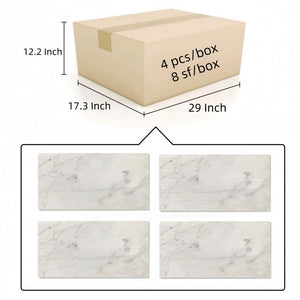 English Elm 12*24 White Marble Wall Tiles - Authentic Snow Mountain Stone With Fs Texture & 3D Fluted Design W1696P262332