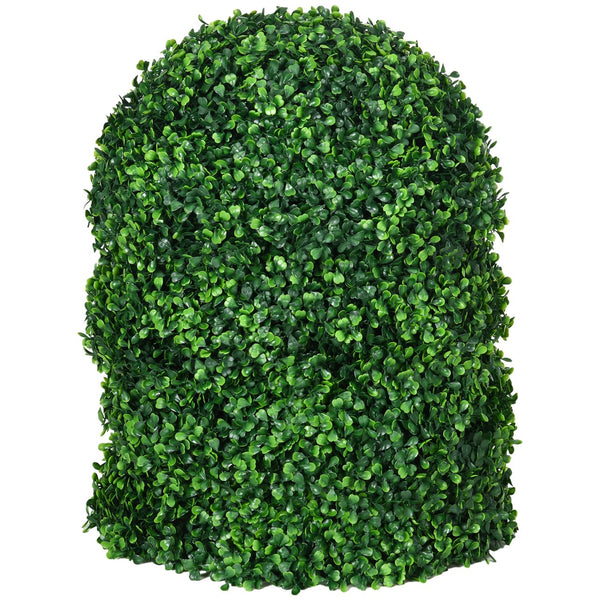 English Elm Homcom Set Of 2 15.75" Lifelike Boxwood Topiary Balls - Uv-Safe Fake Plants For Home & Office Decor W2225P217286