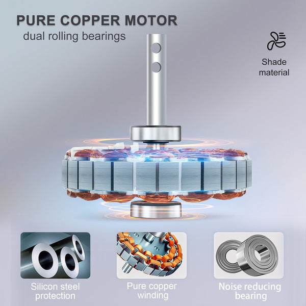 English Elm 21.7 Ceiling Fan Light Windmill Flush Mount with Dimmable LED, Remote, Timer, 6 Speeds, Black Wood-Blade W2312P374761