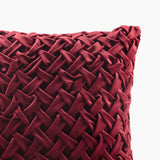 Croscill Classics Winchester Traditional Square Decor Pillow CCL30-0037 Burgundy