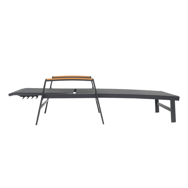 English Elm Christopher Knight Home® - Oxton Chaise Lounge - Stylish Outdoor Relaxation With Adjustable Recline & Durable Mesh Comfort N775P210702B